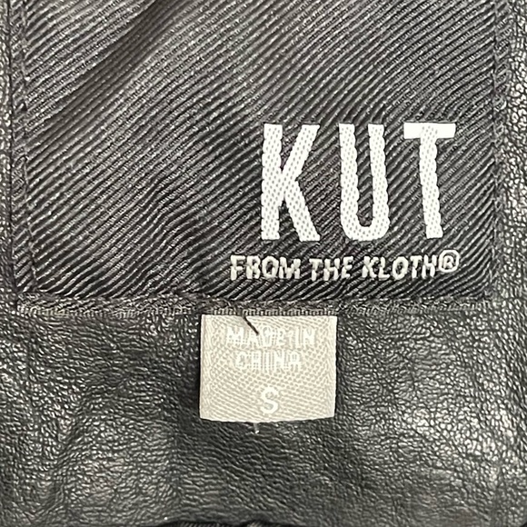 Kut from the Kloth faux leather Moto jacket - Picture 8 of 9